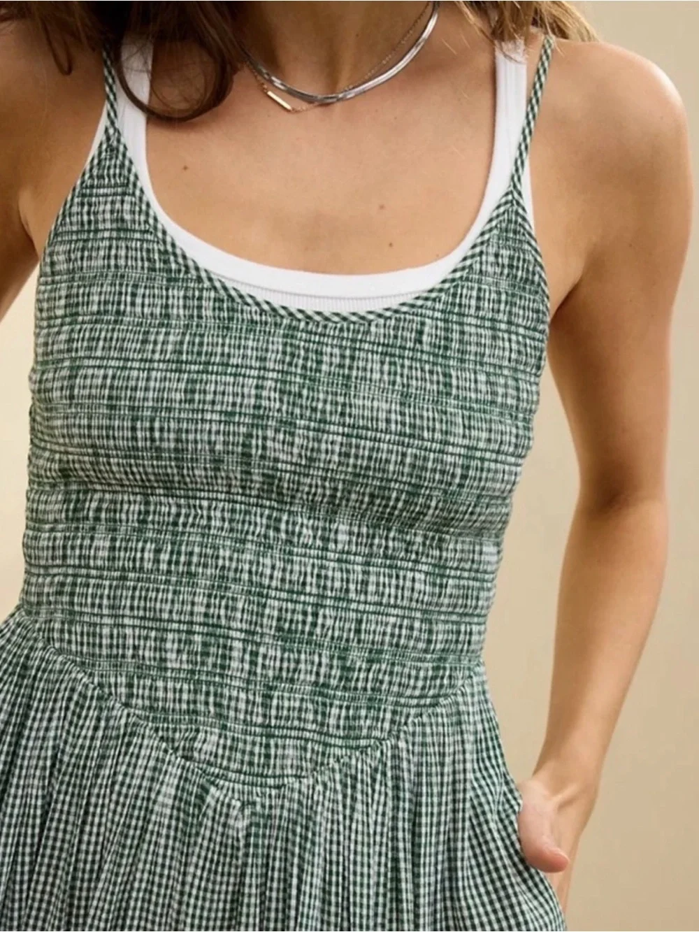 NWT Aerie Green at the Barre Midi Dress - Picture 2 of 5